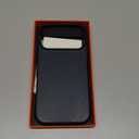 SHIELDON Genuine Leather Case for iPhone 17 Pro 6.3" 2025, [Camera Button Updated], Compatible with Magsafe, Magnetic Wireless Charging, Slim Fit, Shockproof, Metal Button, Camera Bezel - Navy Blue