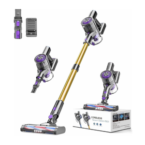 MBTTODF Cordless Vacuum Cleaner for Home & Pet Hair – Lightweight Stick Vacuum with 40-Min Runtime, Anti-Tangle Brush & LED Headlight, for Hardwood, Carpet & Tile