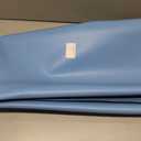 Light Blue Ribbed Non Slip Plastic Mats, Rectangular, Stack/Bundle