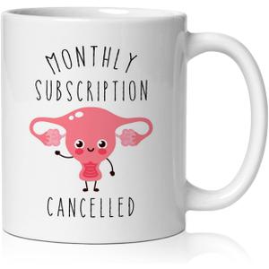 Hysterectomy Recovery Gifts Coffee Mug, Uterus Gifts, Funny Hysterectomy Get Well Ceramic Coffee Tea Cup Mug 11oz