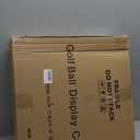 KCRasan Golf Ball Display Case - Wall Mounted Holder with Glass Door, Ideal Gift for Golf Enthusiasts