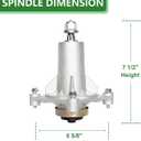 187292 587819701 Spindle Assembly with 195945 Pulley for 42" 46" 48" 54" Mower Decks Fit for Husqvarna YTH22V46 YTH24V48 YTH24k54, Craftsman YS4500, YT4000, Replaces OEM 532187292 587819701