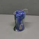 ZULU Torque 16oz Plastic Kids Water Bottle with Silicone Sleeve and Leak-Proof Locking Flip Lid, Soft Touch Carry Loop for School Backpack, Lunchbox, BPA-Free Dishwasher Safe, Mojo Blue