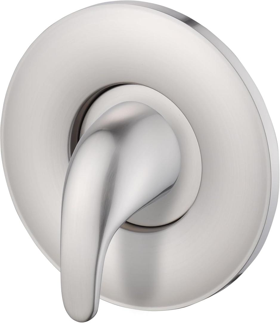 Shower Trim Kit Compatible with Moen Tub and Shower Faucets, Single Shower Handle Replacement for Posi-temp Tub Faucet Valve, Fit for Moentrol Shower Valve Trim Kit (Brushed Nickel)