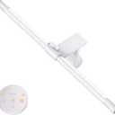 Quntis Monitor Light Bar with Remote, Eye-Care No Glare, Space Saving Home Office Desk Lamp (White), Stepless Dimming, Easy Setup LED Computer Light Backlight for Curved Gaming Monitors Reading Study