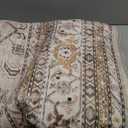 Vintage Living Room Area Rug 5x7 - Large Soft Washable Oriental Traditional Distressed Farmhouse Rugs for Bedroom - Indoor Floor Accent Carpet for Home Office House Decor - Beige