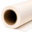 Yizhily Ivorine Beige Cream Seamless Paper Backdrop, 53 in x 16.4 ft