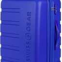 SwissGear 7366 Signature Hardside Expandable Luggage with Spinner Wheels, TSA Lock, Cobalt, Checked-Medium 23-Inch