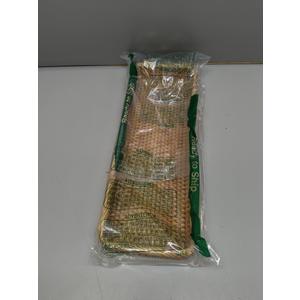 Rattan Bathroom Vanity Trays Toilet Tank Baskets Long Narrow Hand Towel Storage Basket for Storage, Decorative (Natural 16.3 x 6.1 x 2 inch)