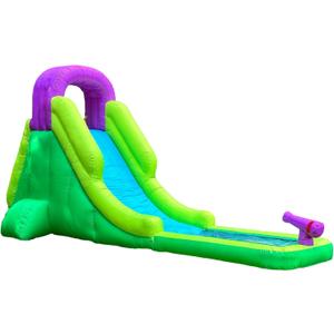 Hurricane River Inflatable Water Slide for Kids - Water Park with Slides, Climbing Wall, Water Cannon and Splash Pool - Ages 5 and Up - with Blower