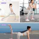 YOTTOY Ankle Resistance Bands with Cuffs, Adjustable Ankle Straps for Leg & Glute Workout, Butt Exercise Bands for Cable Machines Women, Perfect for Hip Fitness & Booty Training
