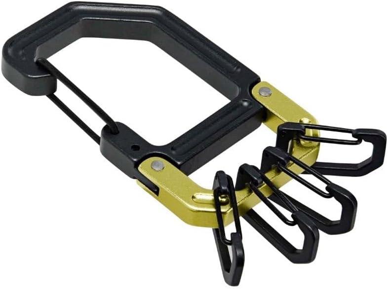 Hillman Group RSC 5040526 Apex Carabiner Key Chain Black & Green