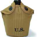 Reproduction 0.8L US Soldier WWII WW2 Canteen Cup and Cover Set