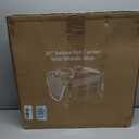 PEGIC 30" Collapsible Rolling Dog Crate for Medium Dogs