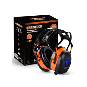 Gardtech Hearing Protection with Bluetooth, FM Radio Earmuffs, NRR 29dB Hearing Protection Headphones