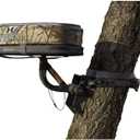 Hawk Any Angle 360 Degree Memory Foam Layered Steel Hunting Tree Seat with 7-Tilt Angle Adjustments, Black, One Size