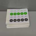 BagDream Paper Sandwich Bags 7.9x6.3x1.96 Inches 200ct Sealable with Thank You Stickers, White Glassine Paper Sack Bags for Sandwich, Food Storage,Treat, Cookies, Burger