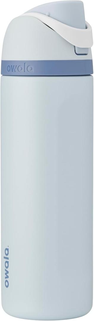 Owala Disney Princess FreeSip Insulated Stainless Steel Water Bottle with Straw for Sports and Travel, BPA-Free Sports Water Bottle, 24 oz, Cinderella