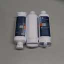 Crystala Filters Replacement for DA97-17376B Water Filter, NSF 42 Compatible with Samsung HAF-QIN, HAF-QIN/EXP, DA97-08006C, RF23M8070SG, RF23M8070SR, RF23M8090SG, RF23M8570SR (3 Pack)