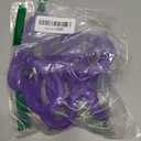 7 Ring Stretch Resistance Exercise Band, Miracle Miles Band, Yoga Stretching, Arm, Shoulders, Foot, Leg Fitness Home Gym Physical Therapy Band (Violet)