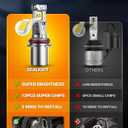 SEALIGHT S7S 9007/HB5 Light, 60000LM Brightest 6500K Cool White, 3Mins Easy Installation, 10 Years Lifespan, Plug-N-Play, IP68 Waterproof, 2 Pack