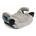 Britax UpNGo Click Backless Booster Car Seat with Rigid Latch, Lightweight and Portable Travel Booster with Slim Design and PosturePlus, Accommodates Kids up to 120 Lbs and 63 Parchment, Mfg Date: 02/07/2026, ED: 02/2036