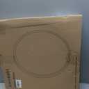 Infinity Mirror Light Round, Remote Controlled, USB Powered LED Wall Decor, Dimmable RGB Color Changing (Black, Remote Control)