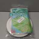 142Pcs Hawaiian Birthday Party Plates and Napkins Tropical Luau Party Decorations Palm Leaves Tableware for Summer Beach Birthday Hawaiian Luau Party Supplies