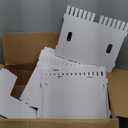 15 Tier Scrapbook Paper Organizer 12 x 12 Inch Adjustable Desk Scrapbook Paper Sorter Storage Rack File Organizer Wide Document Holder for Office Desktop(12.99 x 13.78 x 14.96 Inches)