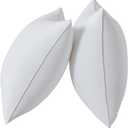 Qeils 22 x 22 Pillow Inserts Set of 2 White Throw Pillow Inserts with Soft Polyester Cover - Rectangle Square Interior Sofa Pillow Inserts Decorative Pillow Insert White Couch Pillow