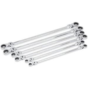 GEARWRENCH 6 Piece 90-Tooth 12 Point Metric GearBox Double Flex Ratcheting Wrench Set | 86830