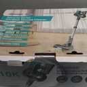 DEVOAC Cordless Vacuum Cleaner, 45Kpa 50mins Lightweight Stick Vacuum with Powerful Suction for Home, Rechargeable, Self-Standing, Handheld Vacuum Cleaners for Hardwood Floors, Carpets, Pet Hair (Green)