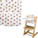 For Tripp Trapp High Chair Cushion, Soft and Comfortable for Tripp Trapp High Chair Cushion, for Tripp Trapp Cushion Set Makes It Safer and More Comfortable for Baby to Sit On (Little Bear)