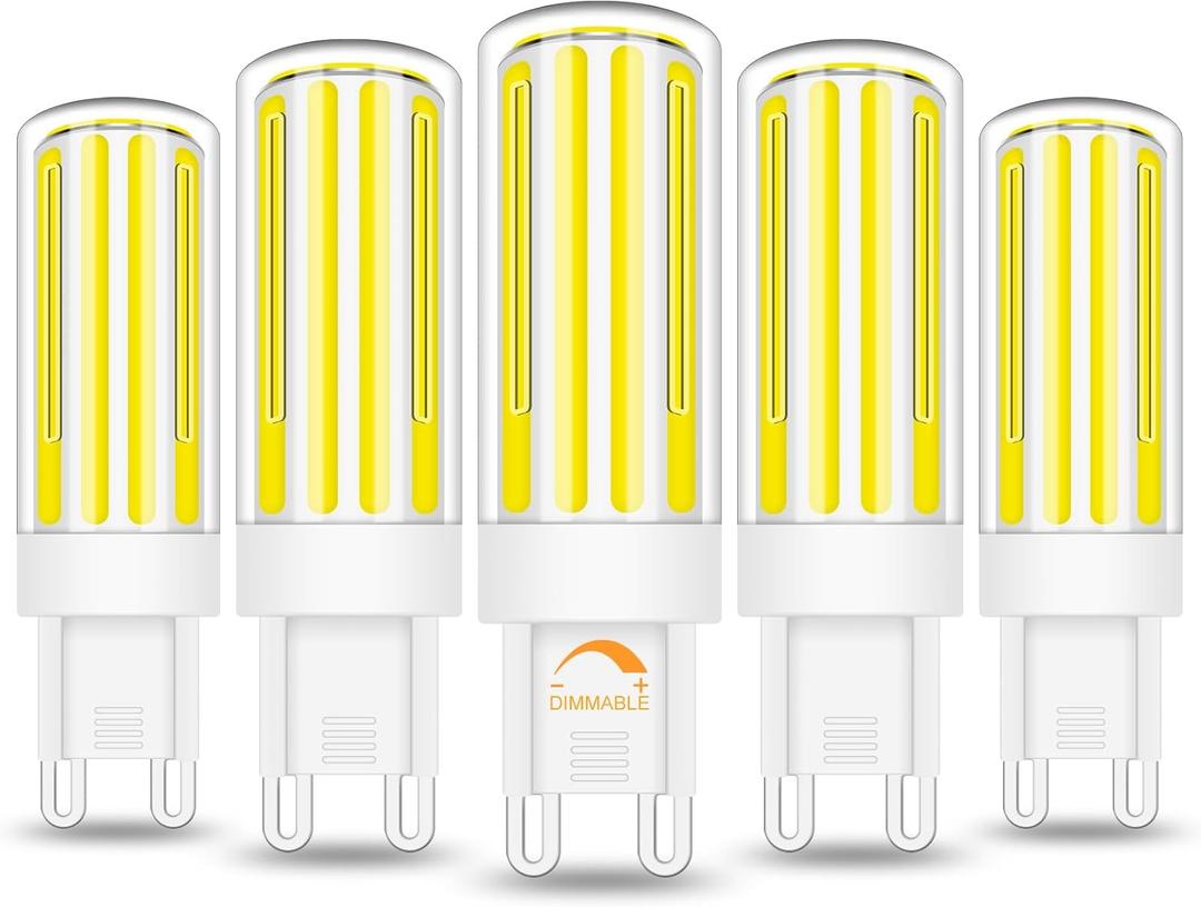 Dimmable G9 LED Bulb 80w 60w Halogen Equivalent, 6300K Daylight White