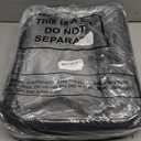 Shinylin 20 Pack Clear Yarn Storage Bags Bulk, 12 x 16 x 4 Inches Yarn Storage Organizer Tote Bag for Knitting Needles Crochet Hooks Wool Balls and Unfinished Project (Black)