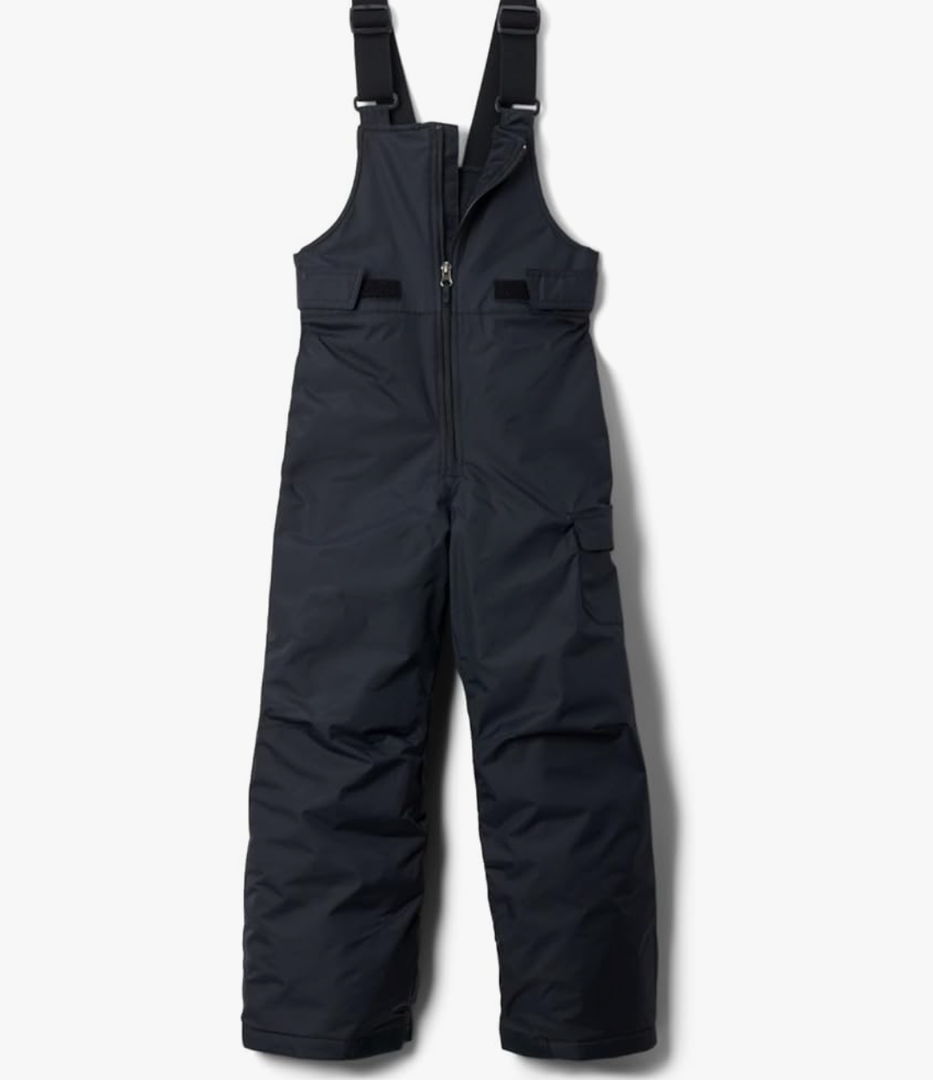 Columbia Unisex Baby Snowslope Iii Bib,Black,  Youth 2T