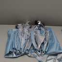 Universal Chair Umbrella Canopy, UPF 50+ Sun Shade with Adjustable Clamp, Fits Most Brands’ Beach, Camping, Lawn, Tanning, Zero Gravity, Lounge & Fishing Chairs, Blue 2 Pack