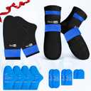 SuzziPad Cold Therapy Socks & Hand Ice Pack, Ice Gloves for Chemotherapy, Chemo Care Package for Women and Men, Ideal for Hand and Foot Discomfort, S/M