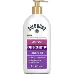 Gold Bond Age Renew Crepe Corrector Body Lotion, Replenishing & Smoothing Formula, Gold Bond Crepe Corrector Body Lotion, 14 oz
