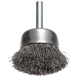 Weiler 36029 Vortec Pro 2" Crimped Wire Cup Brush, .014" Steel Fill, 1/4" Stem, Made in the USA (Pack of 5)