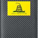 Giftguys Car Insurance and Registration Card Holder | for BMW Ford Tesla Cadillac All Cars | Store Cards, ID License & Essential Documents | Premium Leather with Magnetic Closure (Carbon Fiber+Yellow Flag)