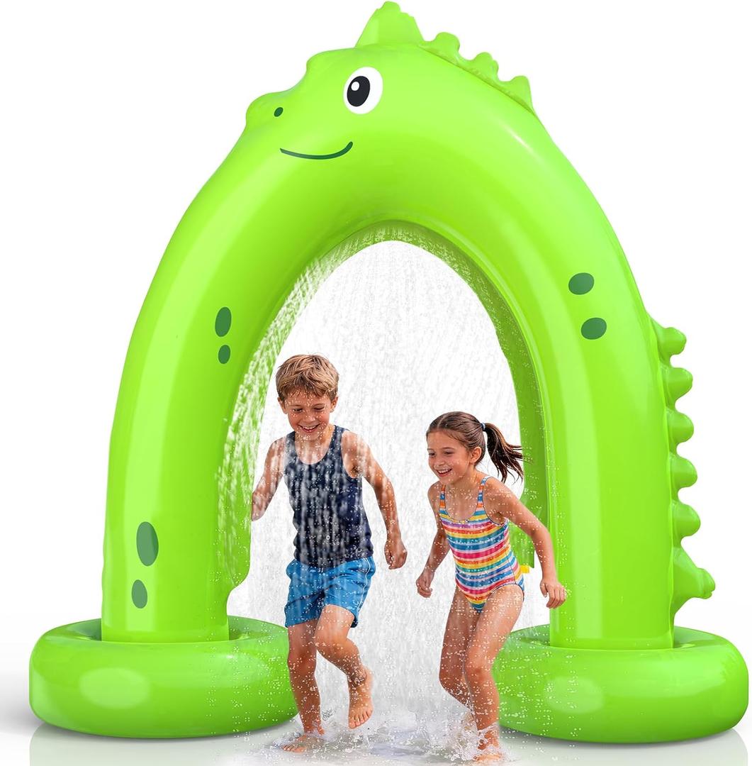 Sprinkler for Kids, Outdoor Water Toys for Kids 3-5 4-8, Inflatable Kids Sprinklers for Yard, Summer Splash Sprinkler Water Fun Toys Gifts for Boys Girls