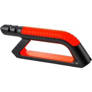 Electric Knife Sharpener, 3 Speed Max 7000RPM Handheld Sharpener for Kitchen Knives, the Electric Knife Sharpening Tool of Portable Cordless Rechargeable 2000mAh (Orange)