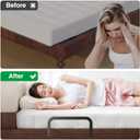 2 x 2 Pcs Metal Mattress Stopper Bars  Adjustable Anti-Slip Grippers for Bed Frame  Prevent Mattress from Sliding or Shifting