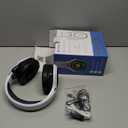 Ozeino 2.4GHz Wireless Gaming Headset for PC, Ps5, Ps4 - Lossless Audio USB & Type-C Ultra Stable Gaming Headphones with Flip Microphone, 40-Hr Battery Gamer Headset for Switch, Laptop, Mobile, Mac (Black and White)