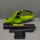 Mueller UltraStorm Cordless Leaf - Snow Blower, 130 MPH, 180 CFM Powerful Motor, Electric Leaf Blower for Lawn Care, Battery Powered Blower for Snow