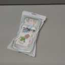 Anuck for iPhone 17 Pro Case Wavy Edge Clear Back Design, Anti-Slip Grip Cute Wave Curly Frame Shape Shockproof Soft TPU & Hard Bumper Protective Phone Case Cover for Women Girls, Light Blue