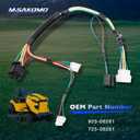 925-06261 Lawn Tractor Harness - Mower Wiring Harness Compatible with Cub Cadet XT1-LT42 XT1-LT46 XT2-LX42 - Lawn Tractor Harness Replaces 725-06261