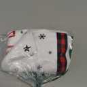 Christmas Hand Towel Set of 2, Red Truck Hand Towels, 18x26 Inch, Merry Christmas Tree Towel for Bathroom Home Kitchen, Soft Towel Red Buffalo Plaid Decoration, Winter Holiday Decor Towels