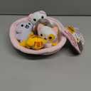 WHAT DO YOU MEME? Emotional Support Kitties by Relatable, Cuddly Stuffed Animals and Toys, Squishy Toys and Plushies, Great Ideas for Loved Ones of All Ages, Includes 5 Plushies with Carrying Basket